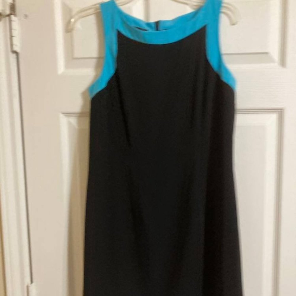 Cute black and turquoise dress